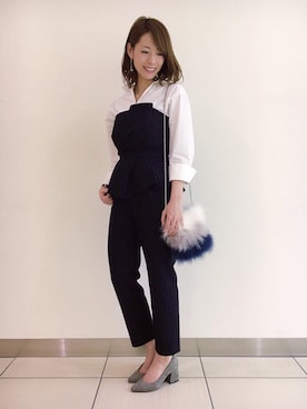 uemiさん（レディース・161cm）の秋コーディネート