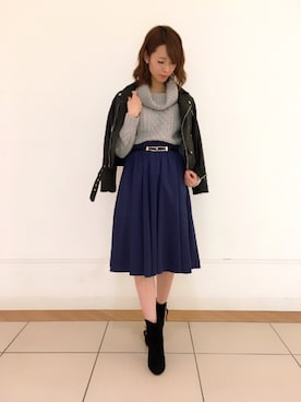 uemiさん（レディース・161cm）の秋コーディネート