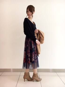 uemiさん（レディース・161cm）の秋コーディネート