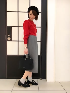 uemiさん（レディース・161cm）の冬コーディネート