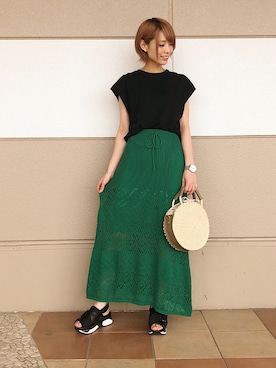 uemiさん（レディース・163cm）の春コーディネート