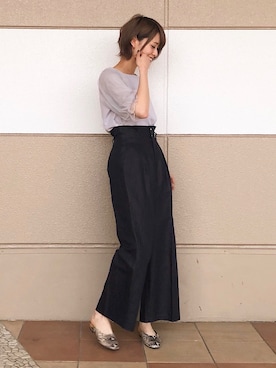 uemiさん（レディース・163cm）の春コーディネート