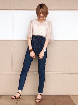 uemiさん（レディース・163cm）の夏コーディネート