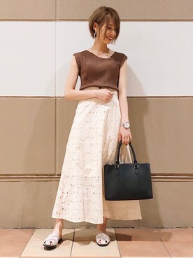 uemiさん（レディース・163cm）の夏コーディネート