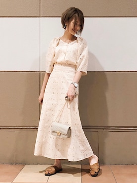 uemiさん（レディース・163cm）の夏コーディネート