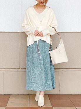 uemiさん（レディース・163cm）の春コーディネート