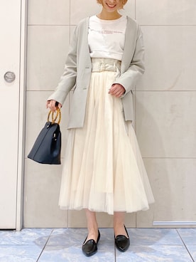 uemiさん（レディース・163cm）の春コーディネート