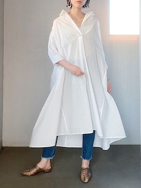 「Another Edition（アナザーエディション）のアイテム」を使った、uemiさん（レディース・163cm）の春コーディネート