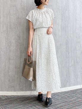 uemiさん（レディース・163cm）の春コーディネート