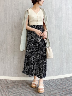 uemiさん（レディース・163cm）の夏コーディネート