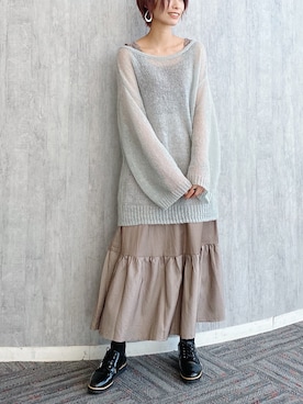 uemiさん（レディース・163cm）の秋コーディネート