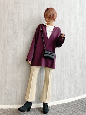 uemiさん（レディース・163cm）の秋コーディネート