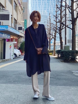 uemiさん（レディース・163cm）の冬コーディネート