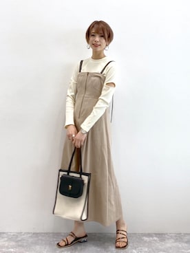 uemiさん（レディース・163cm）の春コーディネート