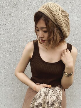 ERRIさん（レディース・161cm）の夏コーディネート