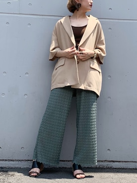 ERRIさん(レディース・161cm)の夏コーディネート