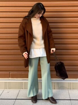 aoiさん（レディース・161cm）の冬コーディネート