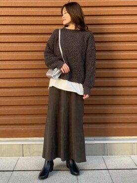 aoiさん（レディース・161cm）の冬コーディネート