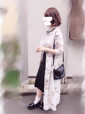 「綺麗めコーデ」｜「アイテム（レッグウェア）」を使った、はるさん（レディース・157cm）の春コーディネート