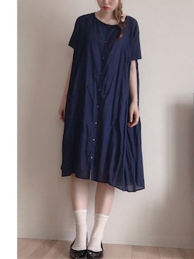 「ADIEU TRISTESSE（アデュートリステス）のアイテム（ワンピース/ドレス）」を使った、mituamiさん（レディース・163cm）の夏コーディネート