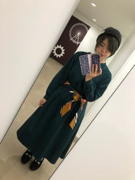 「179/WG（イチナナキュウダブルジー）のアイテム（帽子）」を使った、ゆうりさん（レディース・158cm）の冬コーディネート