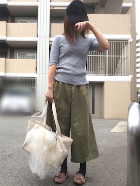 「へザー」｜「アイテム（パンプス）」を使った、kyanpanchiさん（レディース・152cm）の秋コーディネート