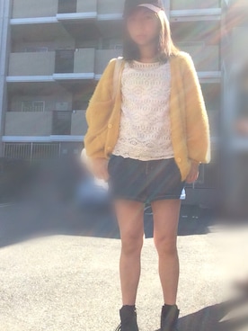 「MICOAMERI（ミコアメリ）のアイテム（バッグ）」を使った、kyanpanchiさん（レディース・152cm）の秋コーディネート