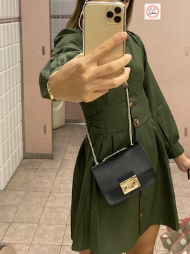 「大学生コーデ」｜「アイテム（パンプス）」を使った、𝕜𝕪𝕠𝕜𝕠さん（レディース・169cm）の秋コーディネート
