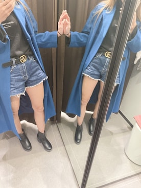 「大学生コーデ」｜「アイテム（チェスターコート）」を使った、𝕜𝕪𝕠𝕜𝕠さん（レディース・169cm）の冬コーディネート