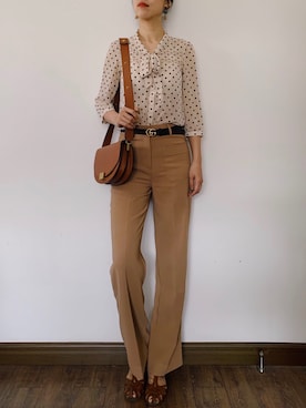 「Rouje（ルージュ）のアイテム」を使った、soft papa gingerさん（レディース・175cm）の春コーディネート