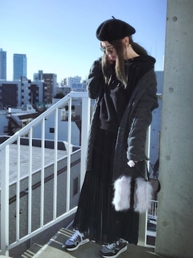 ちぃーさん（レディース・161cm）の冬コーディネート