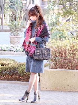 「BENEBIS（ベネビス）のアイテム」を使った、ちぃーさん（レディース・161cm）の冬コーディネート