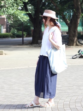 ちぃーさん（レディース・161cm）の夏コーディネート