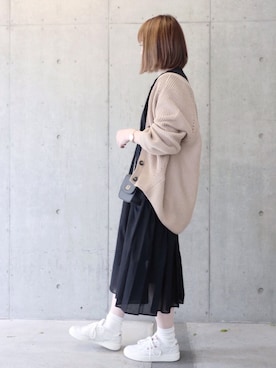「平成最後のWEARISTAセンバツ」｜「アイテム（ワンピース/ドレス）」を使った、ちぃーさん（レディース・161cm）の春コーディネート
