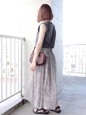 「NOLLEY'S」｜「アイテム（その他）」を使った、ちぃーさん（レディース・161cm）の夏コーディネート