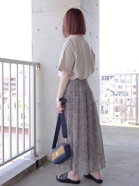 「NOLLEY'S」｜「アイテム（その他）」を使った、ちぃーさん（レディース・161cm）の夏コーディネート