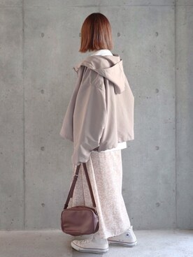 「pairpair」｜「アイテム（ブルゾン）」を使った、ちぃーさん（レディース・161cm）の夏コーディネート