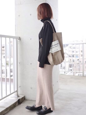 「UNIQLO U」｜「アイテム（福袋/福箱）」を使った、ちぃーさん（レディース・161cm）の秋コーディネート