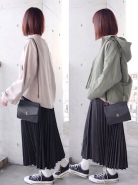 「Traditional Weatherwear」｜「アイテム（マウンテンパーカー）」を使った、ちぃーさん（レディース・161cm）の秋コーディネート