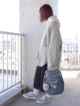 「Ne-net（ネネット）のアイテム（ブルゾン）」を使った、ちぃーさん（レディース・161cm）の秋コーディネート