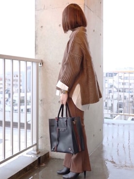 「BALENCIAGA」｜「アイテム（福袋/福箱）」を使った、ちぃーさん（レディース・161cm）の秋コーディネート