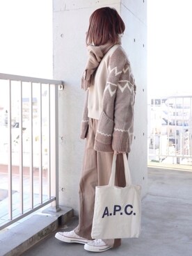 ちぃーさん（レディース・161cm）の冬コーディネート