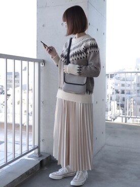「holiday」｜「アイテム（福袋/福箱）」を使った、ちぃーさん（レディース・161cm）の冬コーディネート