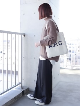 ちぃーさん（レディース・161cm）の冬コーディネート