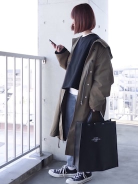 ちぃーさん（レディース・161cm）の冬コーディネート