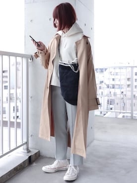 「beautiful people」｜「アイテム（福袋/福箱）」を使った、ちぃーさん（レディース・161cm）の冬コーディネート