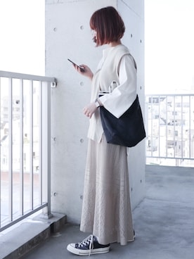 ちぃーさん（レディース・161cm）の春コーディネート