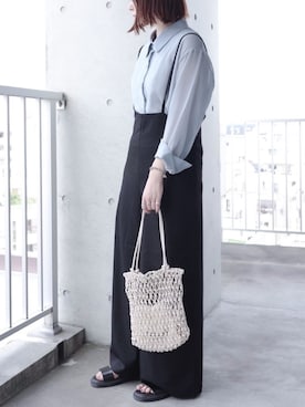 「シースルー」｜「アイテム（福袋/福箱）」を使った、ちぃーさん（レディース・161cm）の夏コーディネート