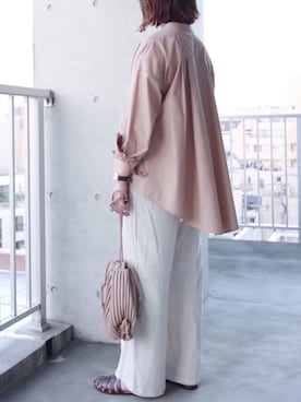 「Happy John（ハッピージョン）のアイテム（パンツ）」を使った、ちぃーさん（レディース・161cm）の夏コーディネート