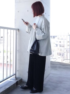 「ベロア」｜「アイテム（福袋/福箱）」を使った、ちぃーさん（レディース・161cm）の秋コーディネート